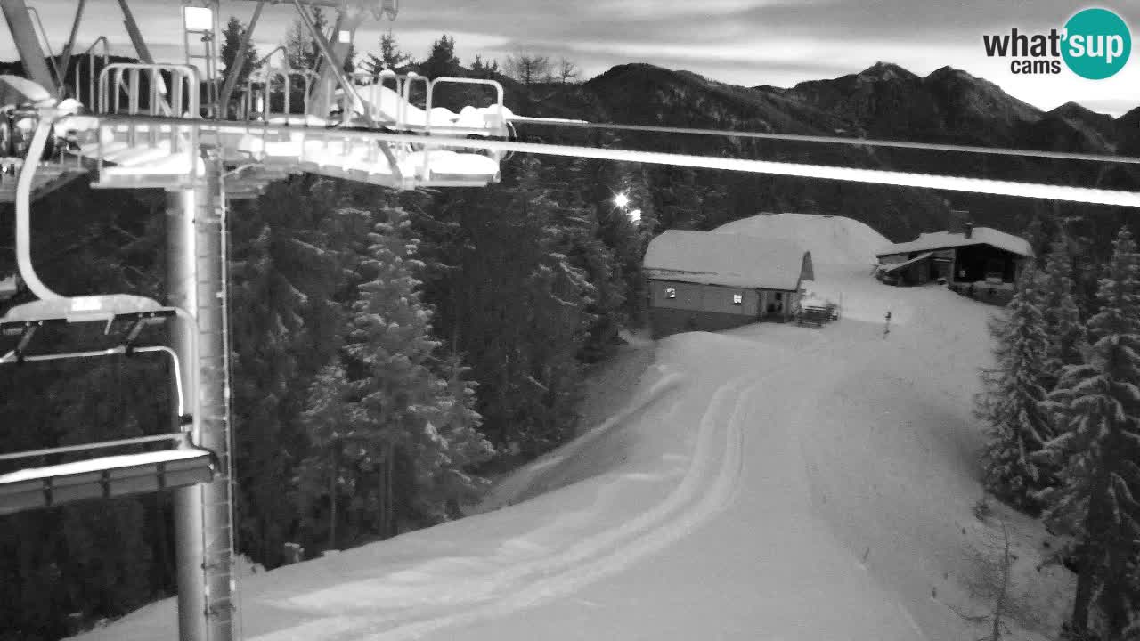 Webcam Kranjska Gora VITRANC 2 | station supérieure