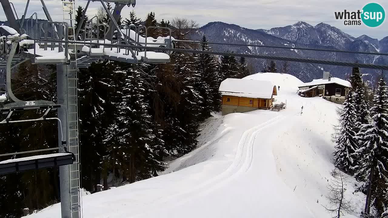 Webcam Kranjska Gora VITRANC 2 | station supérieure