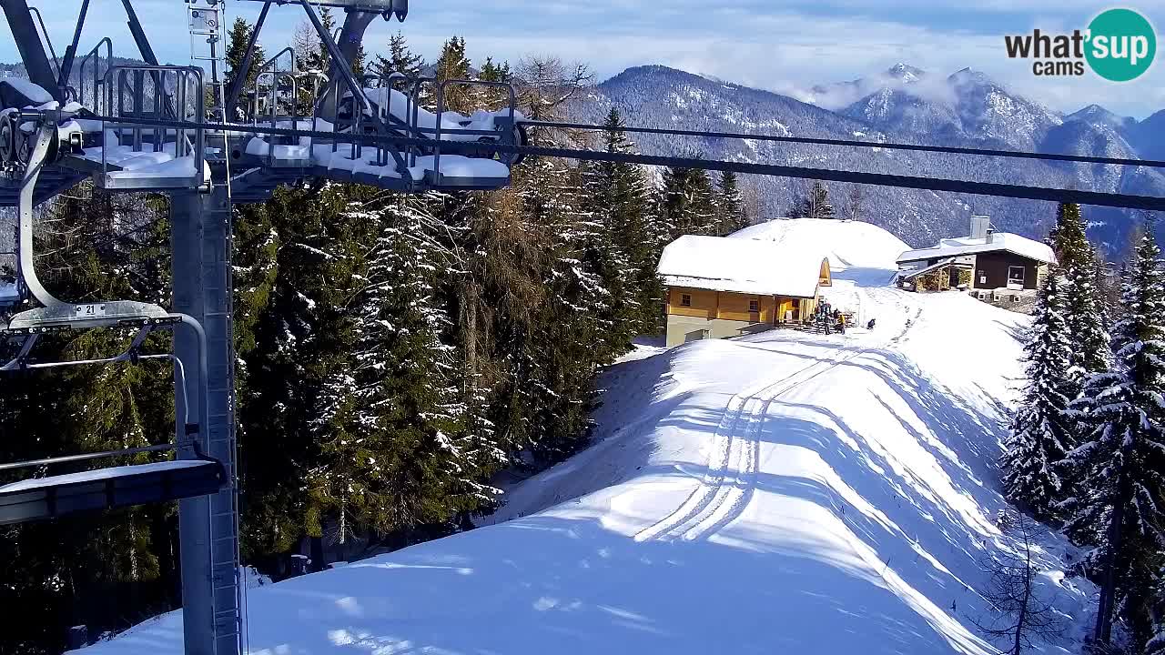 Webcam Kranjska Gora VITRANC 2 upper station