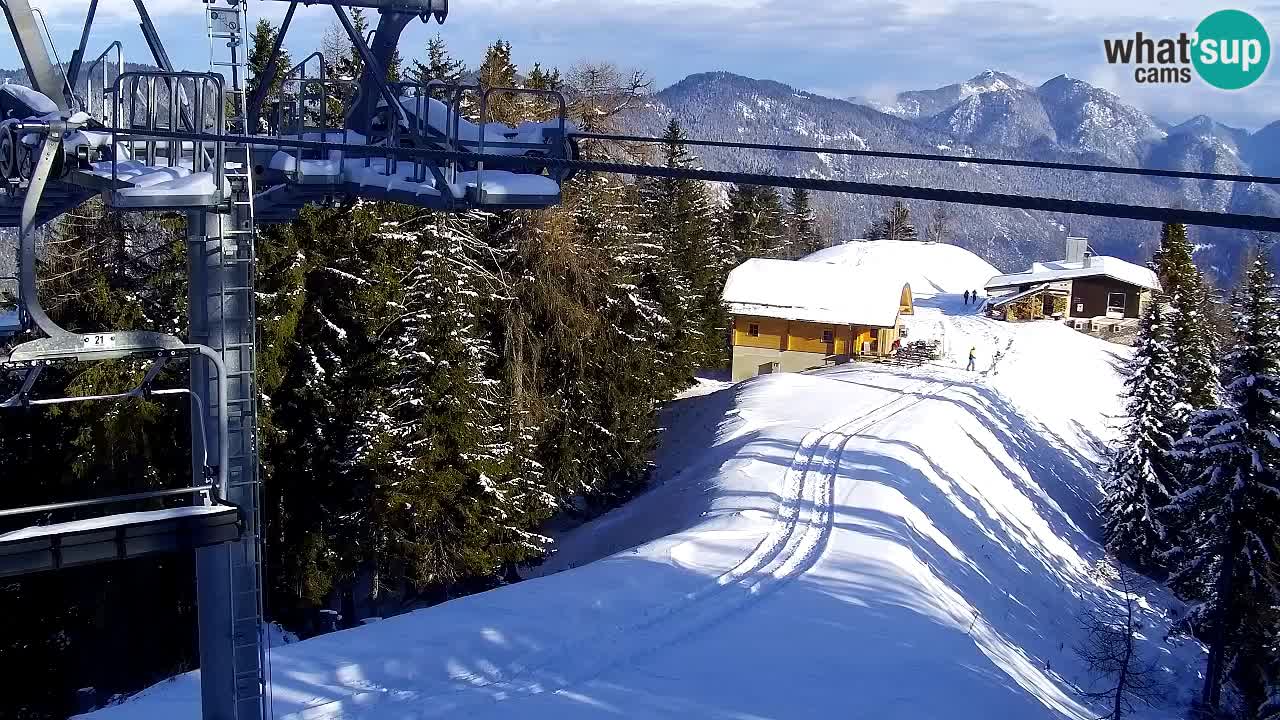 Web kamera Kranjska Gora VITRANC 2 | gornja postaja