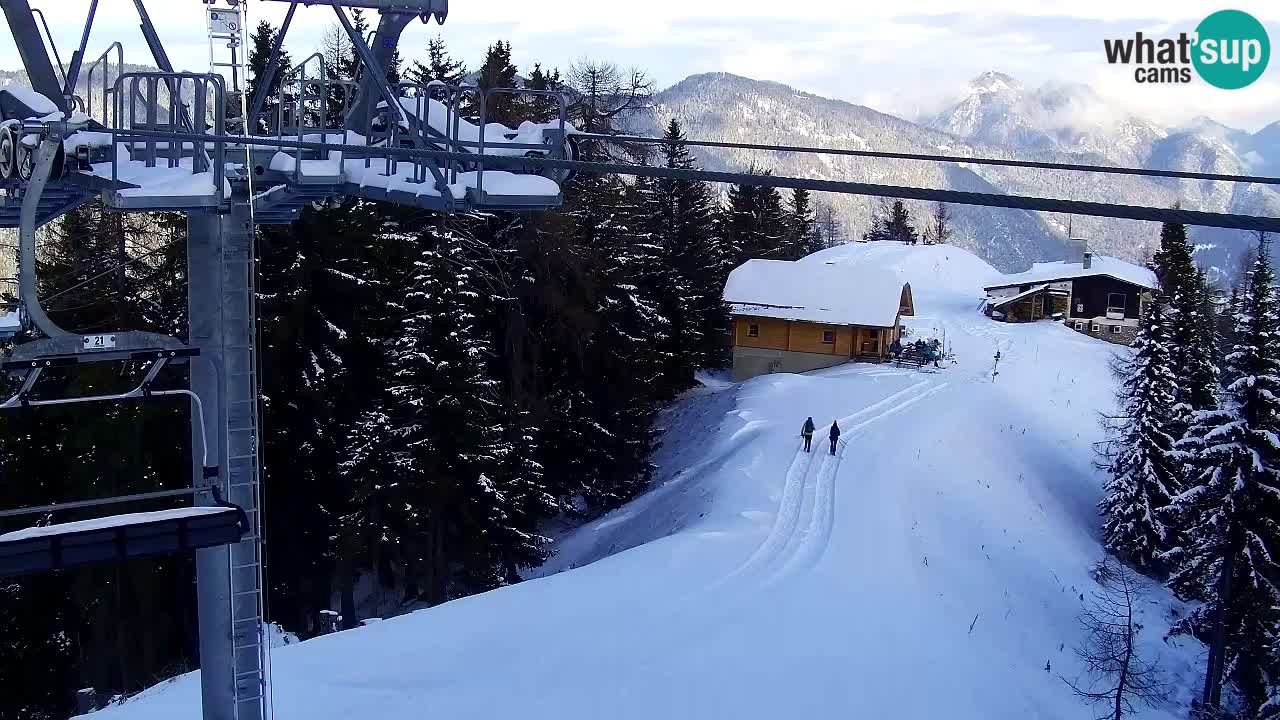 Webcam Kranjska Gora VITRANC 2 | station supérieure