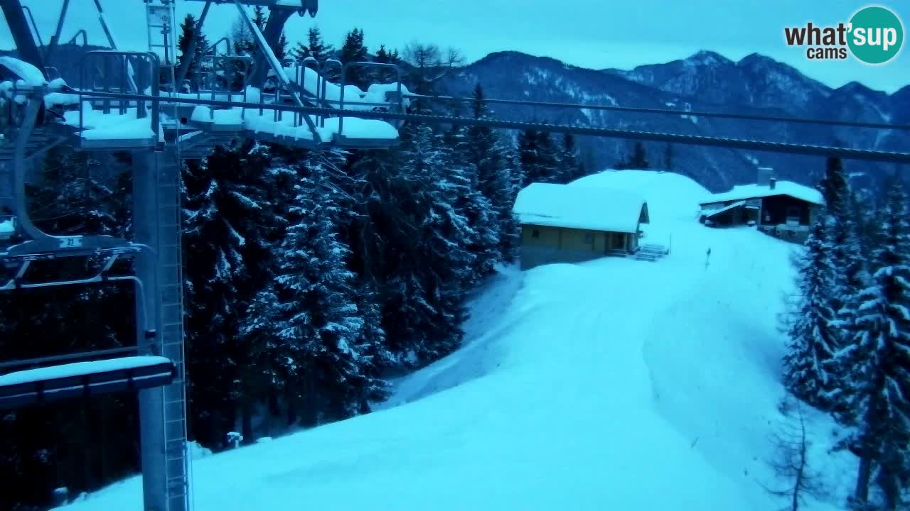 Webcam Kranjska Gora VITRANC 2 | Station supérieure