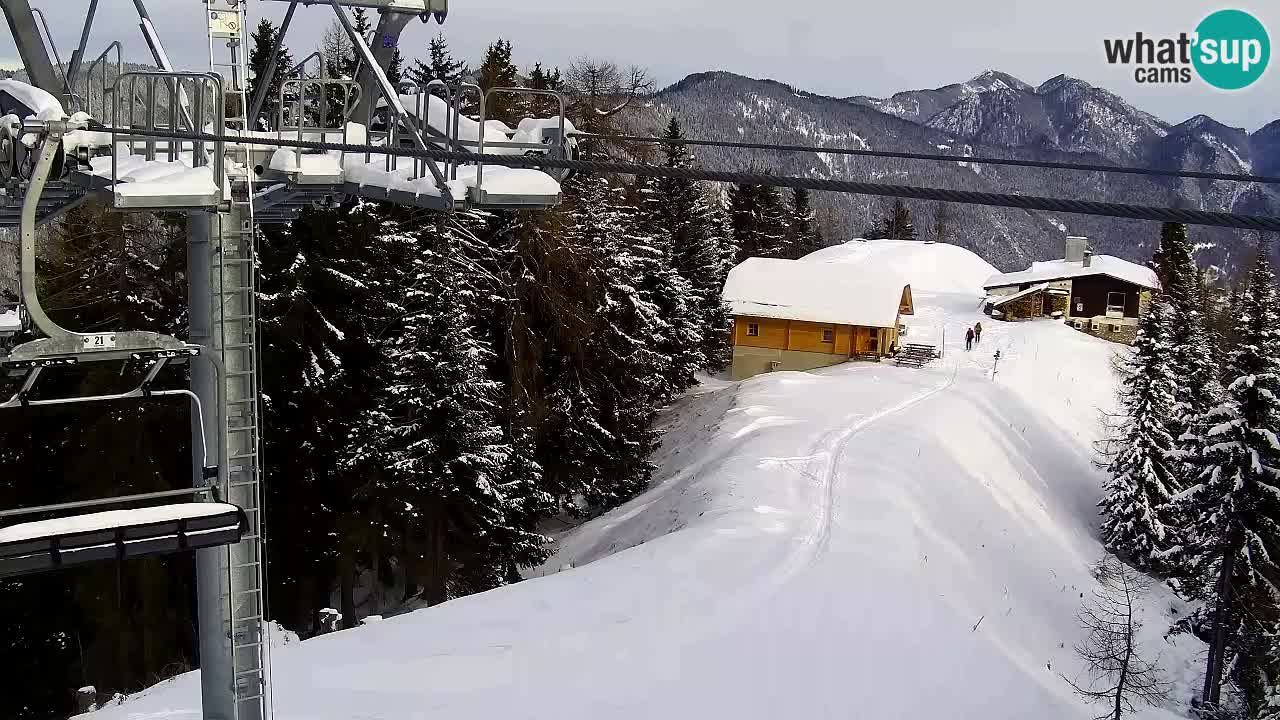 Webcam Kranjska Gora VITRANC 2 | station supérieure