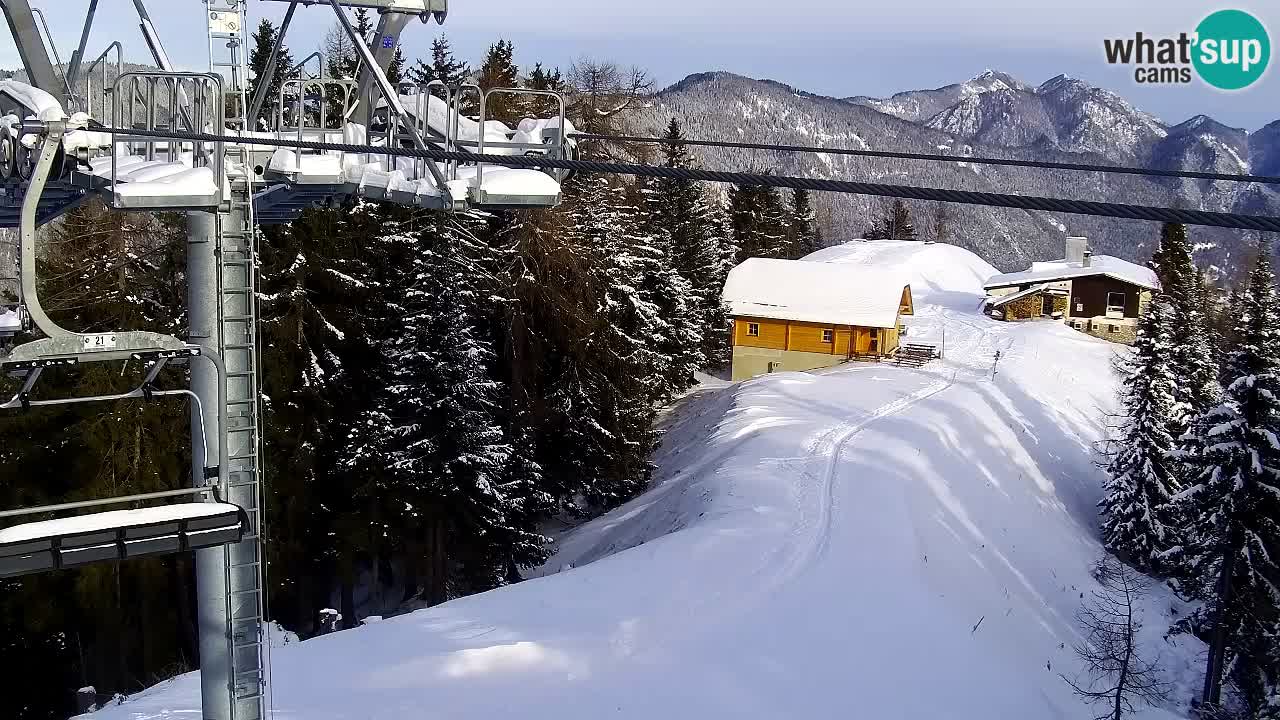 Webcam Kranjska Gora VITRANC 2 | station supérieure