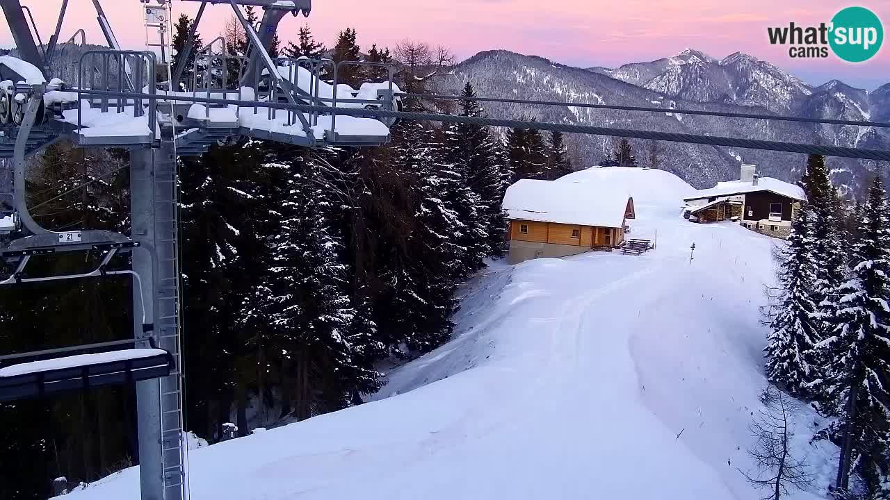 Webcam Kranjska Gora VITRANC 2 upper station