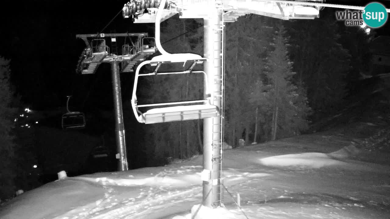 Webcam Kranjska Gora VITRANC 2 upper station