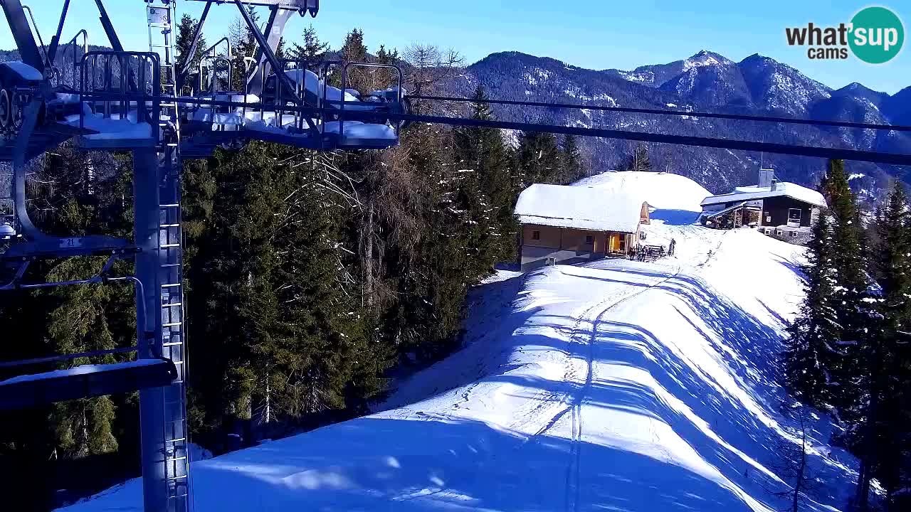 Webcam Kranjska Gora VITRANC 2 | station supérieure