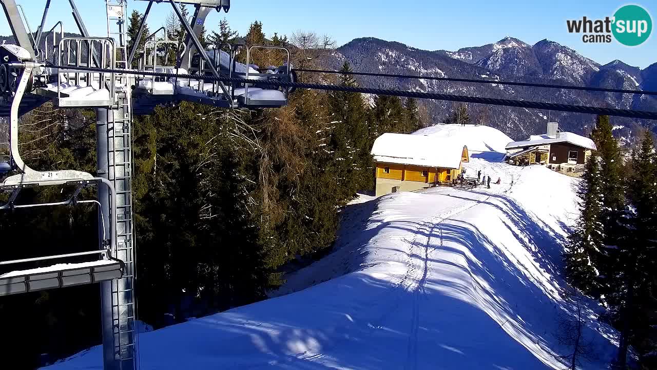 Webcam Kranjska Gora VITRANC 2 | station supérieure