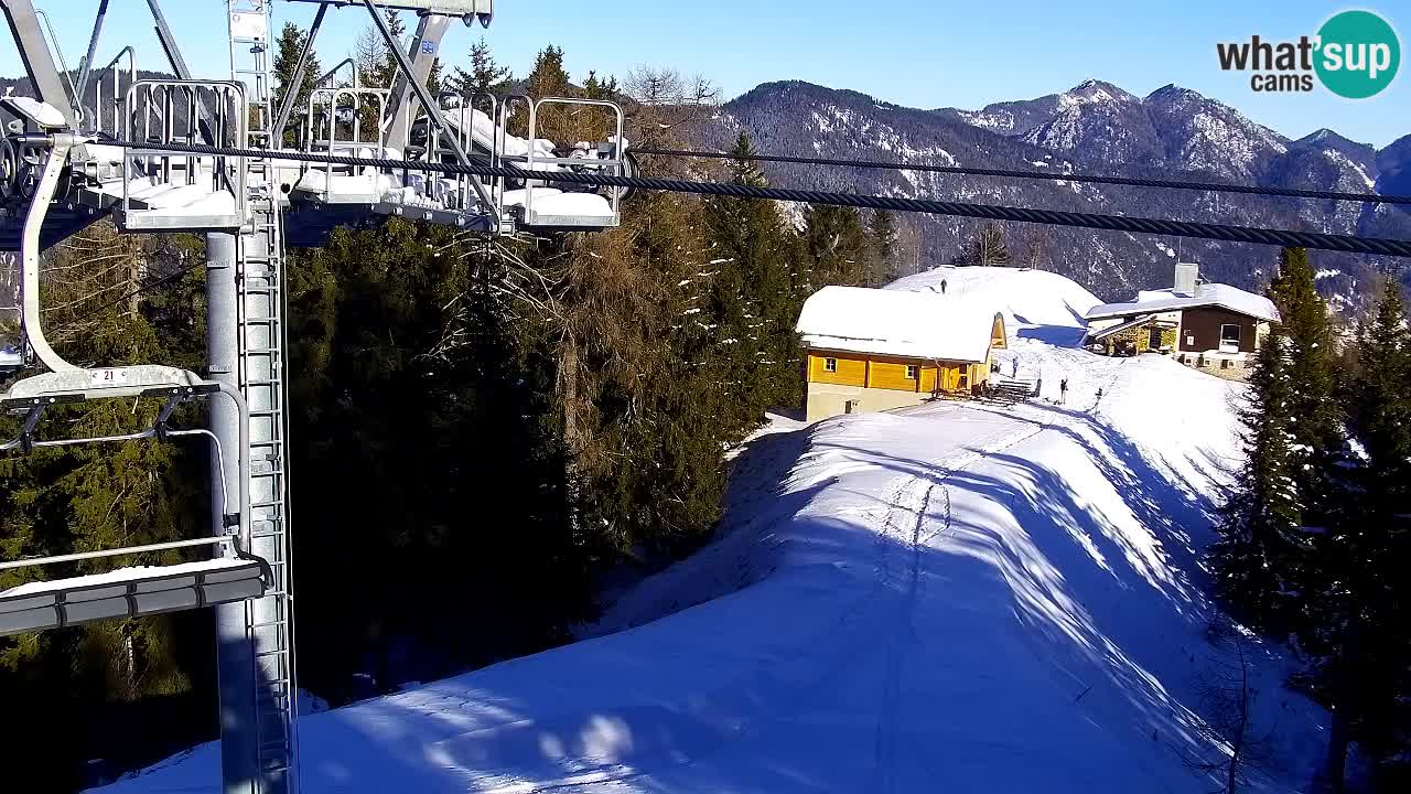 Webcam Kranjska Gora VITRANC 2 upper station