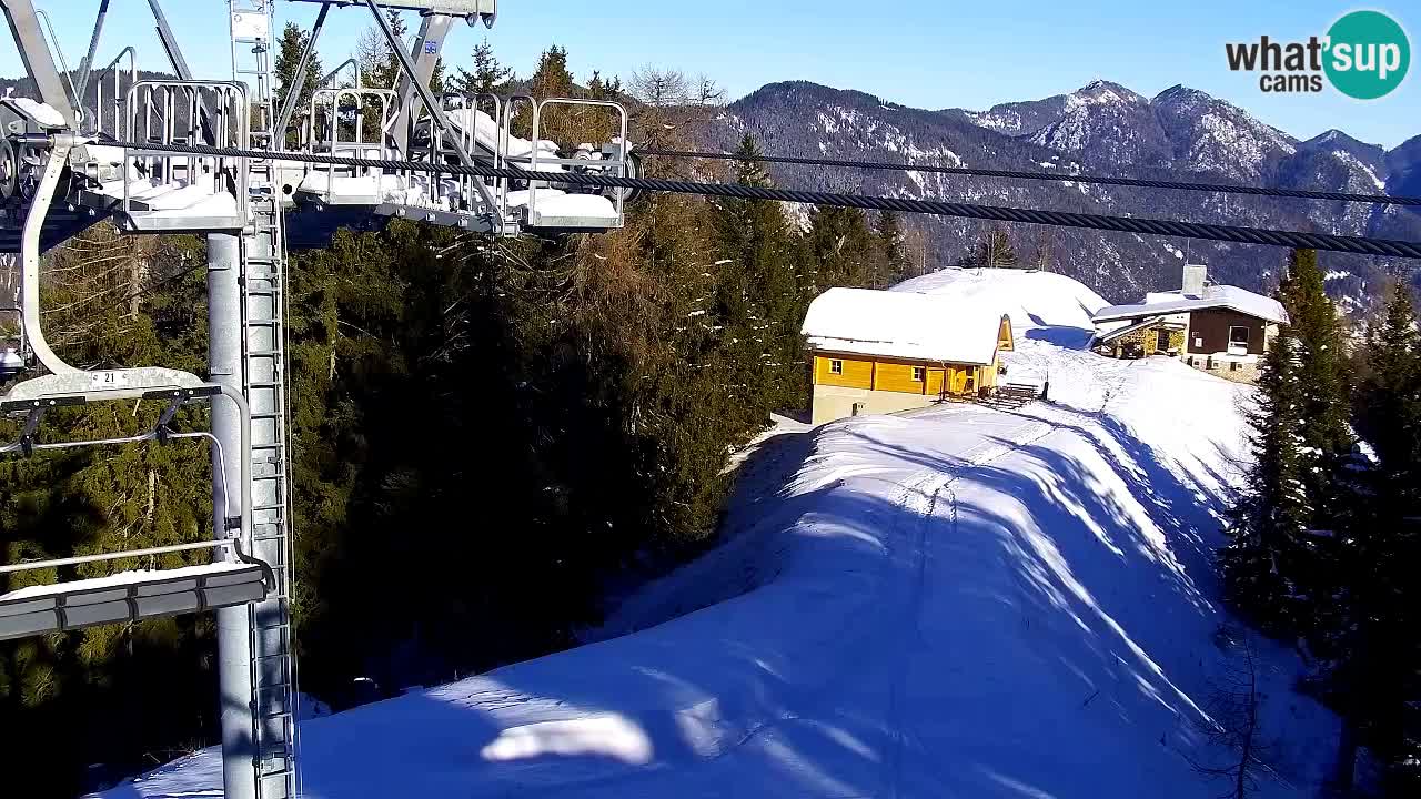 Webcam Kranjska Gora VITRANC 2 | station supérieure