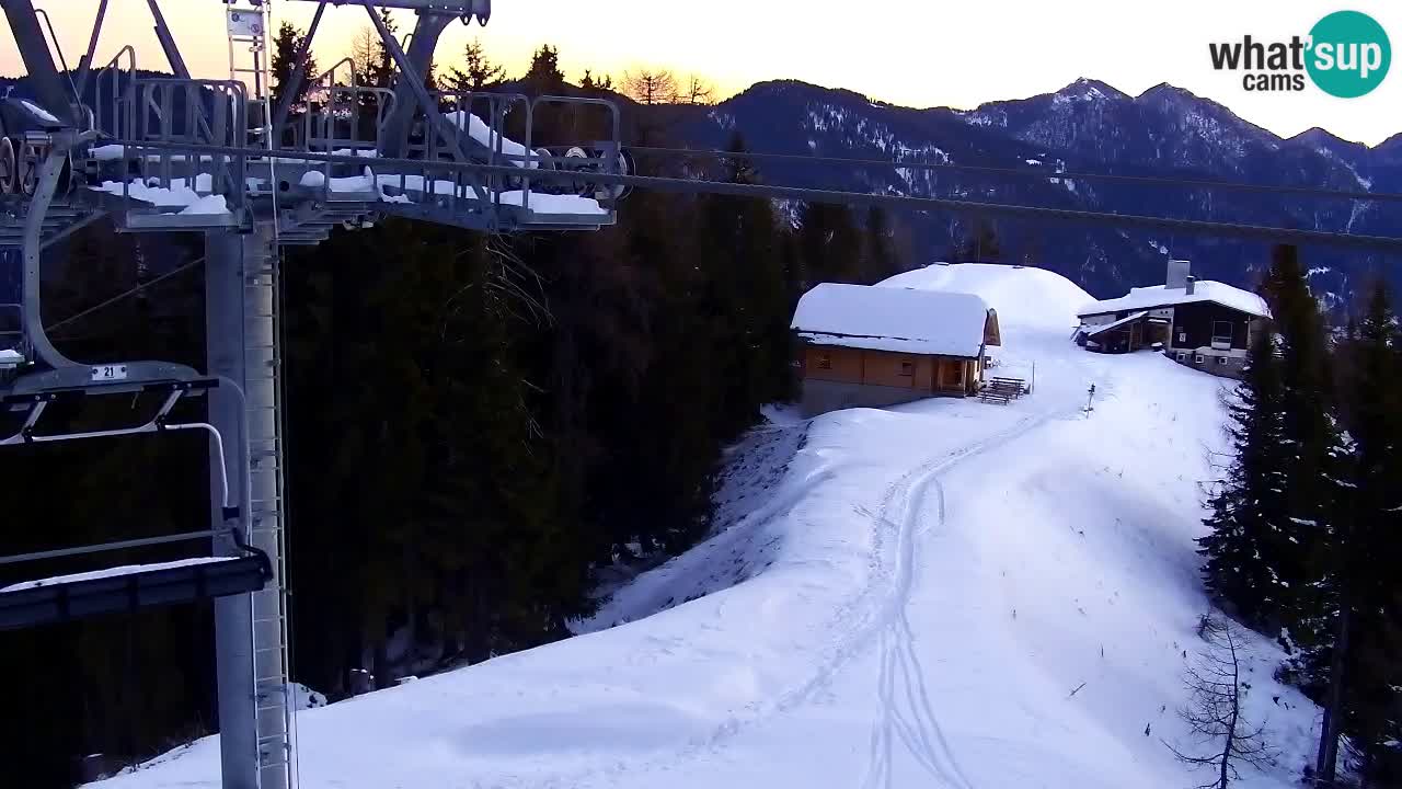 Webcam Kranjska Gora VITRANC 2 | station supérieure