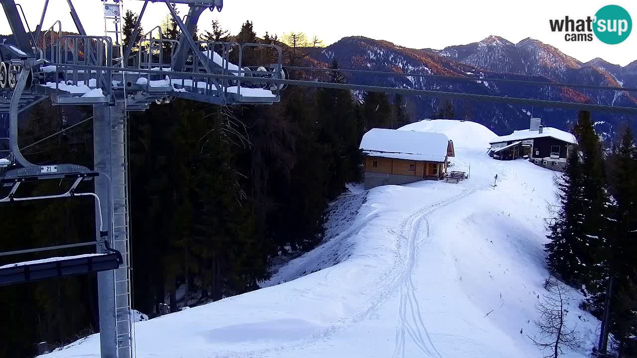 Web kamera Kranjska Gora VITRANC 2 | gornja postaja