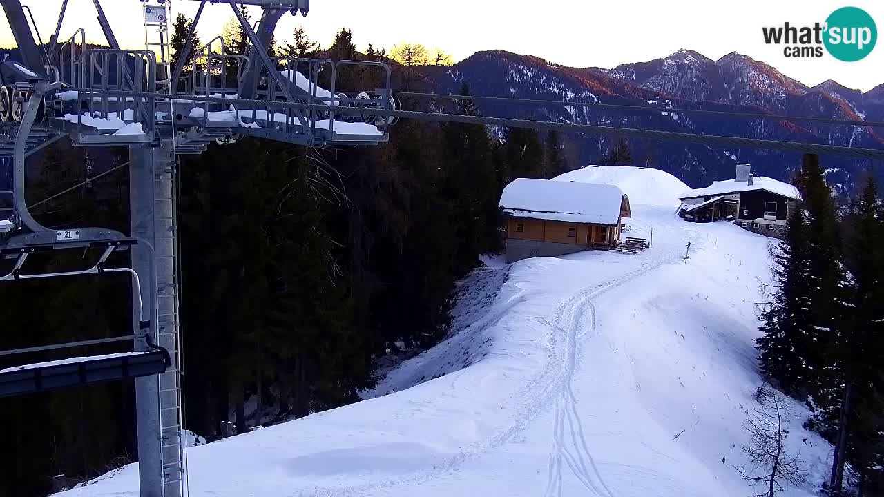 Webcam Kranjska Gora VITRANC 2 | station supérieure