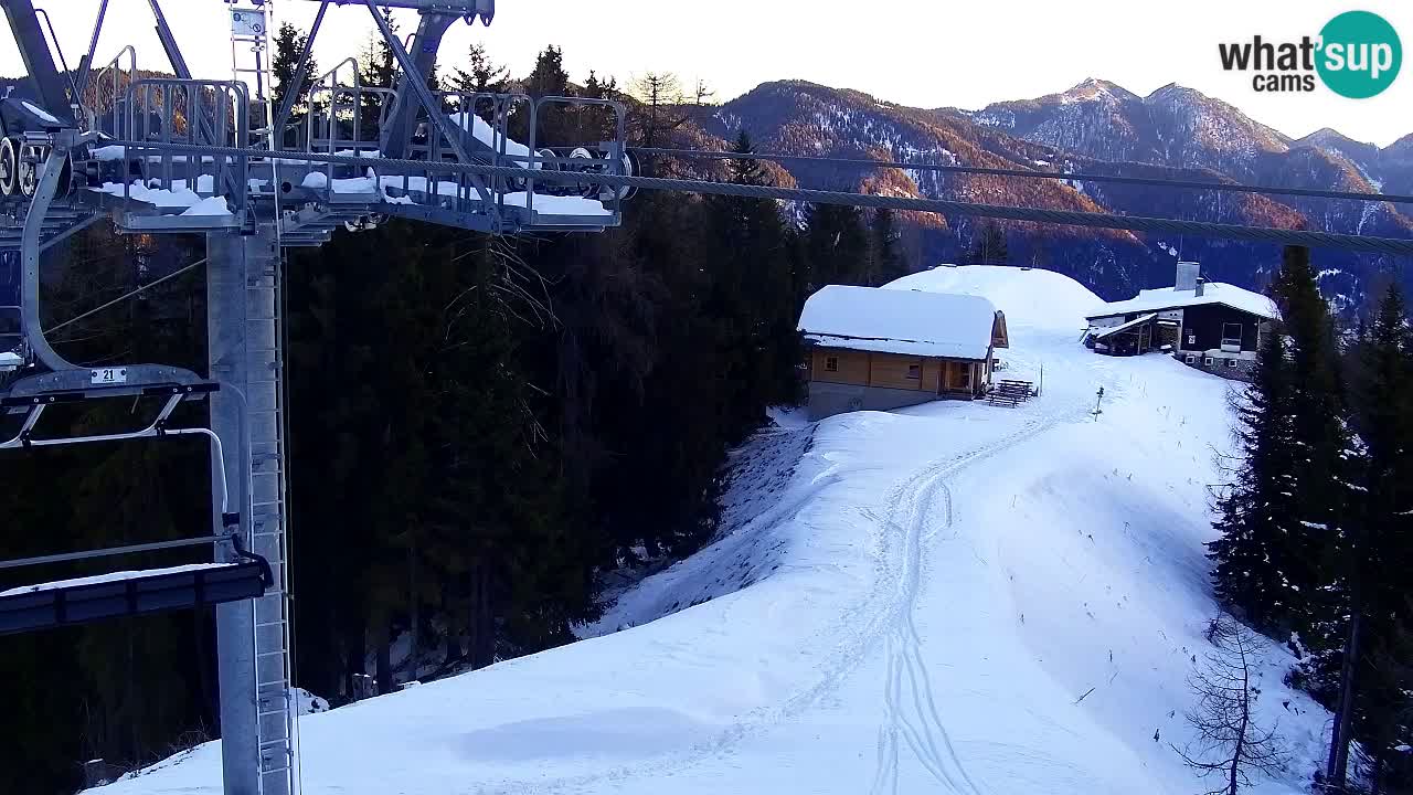 Webcam Kranjska Gora VITRANC 2 upper station