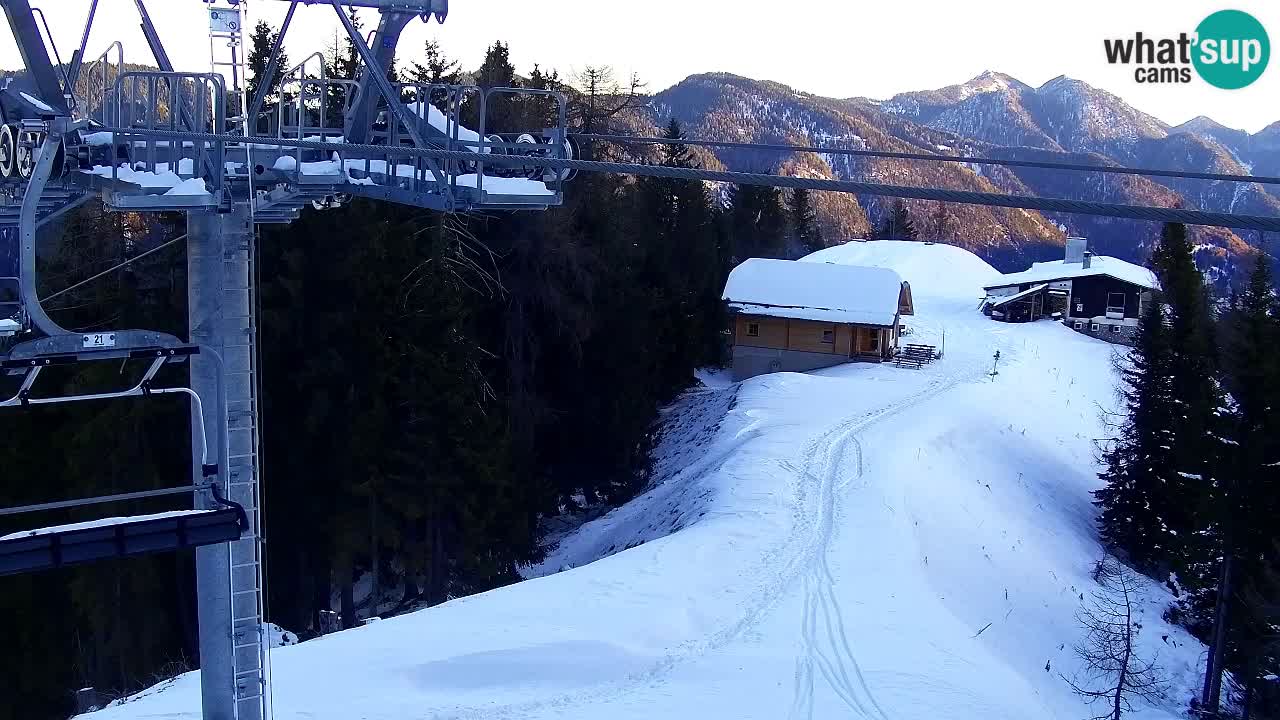 Webcam Kranjska Gora VITRANC 2 | station supérieure