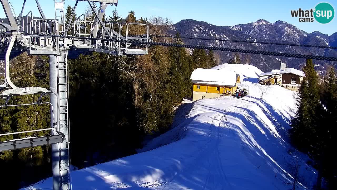 Webcam Kranjska Gora VITRANC 2 | station supérieure