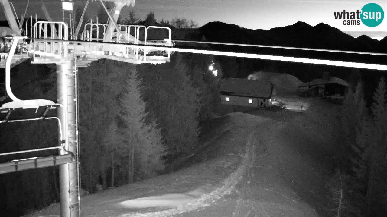 Webcam Kranjska Gora VITRANC 2 upper station