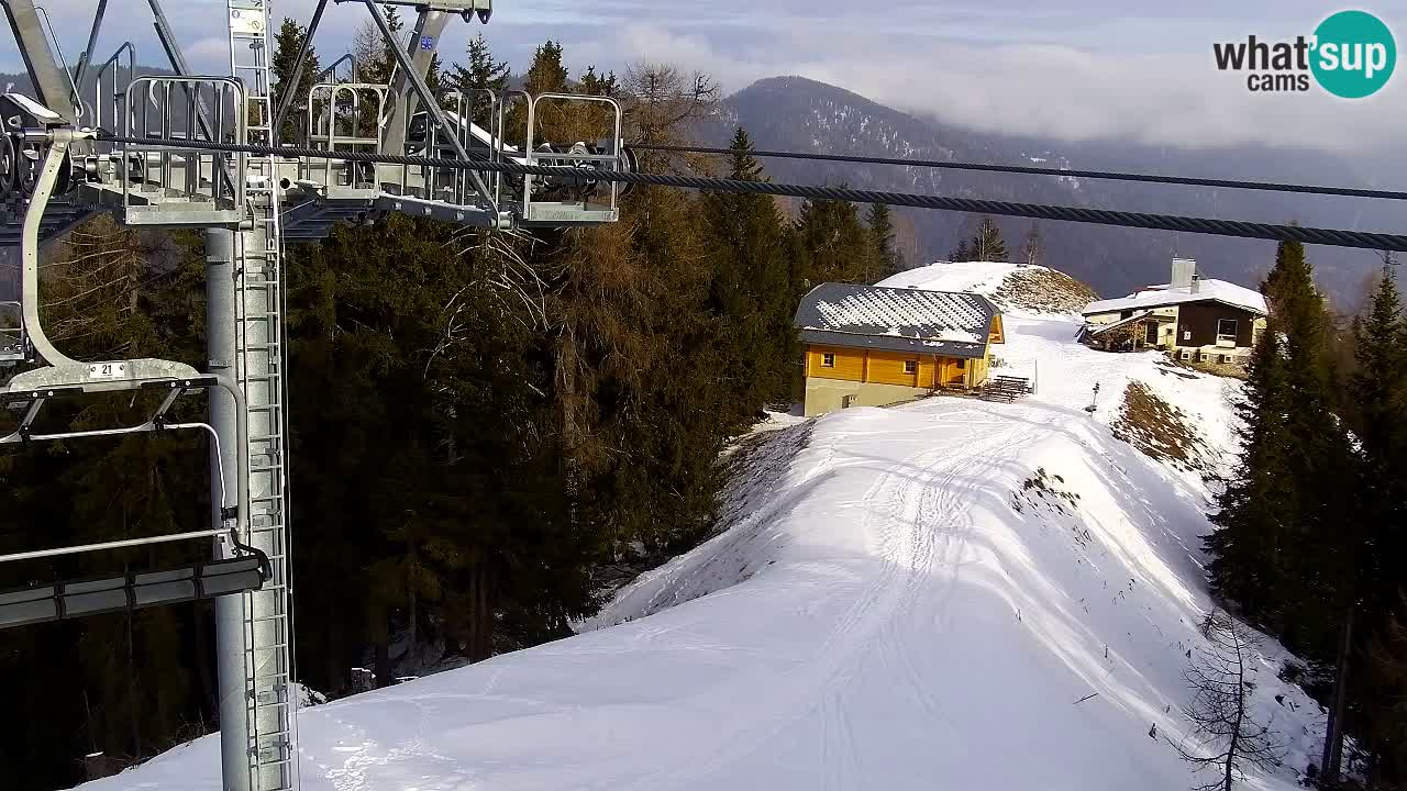 Web kamera Kranjska Gora VITRANC 2 | gornja postaja