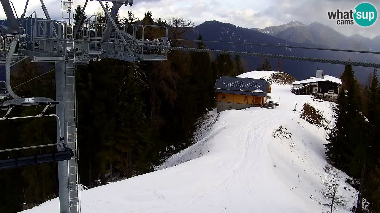 Webcam Kranjska Gora VITRANC 2 | station supérieure