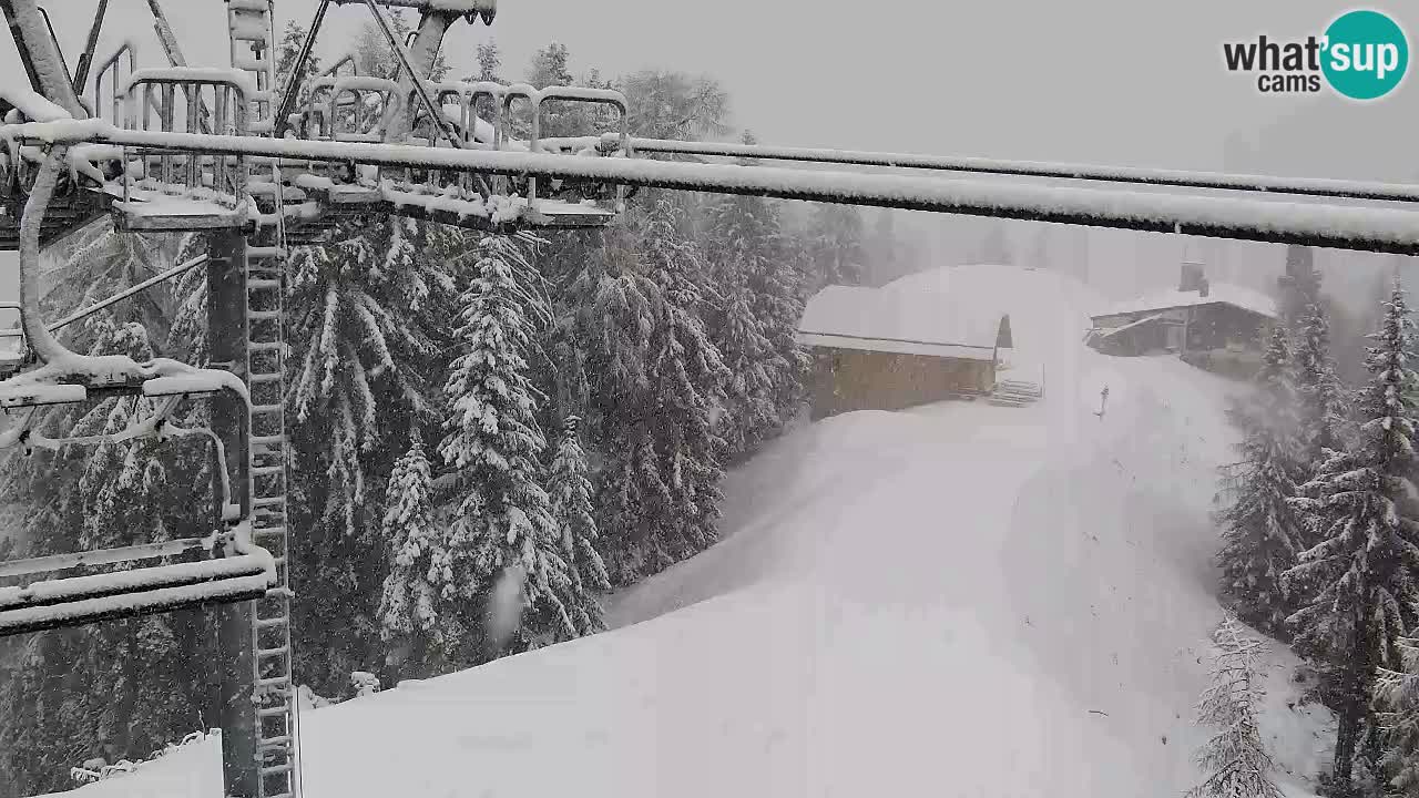 Web kamera Kranjska Gora VITRANC 2 | gornja postaja