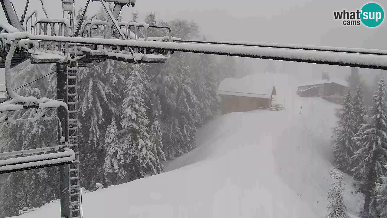 Webcam Kranjska Gora VITRANC 2 | station supérieure