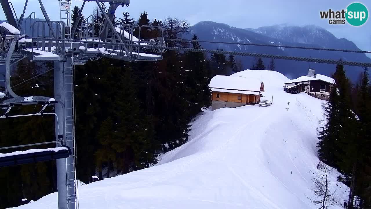 Webcam Kranjska Gora VITRANC 2 | station supérieure