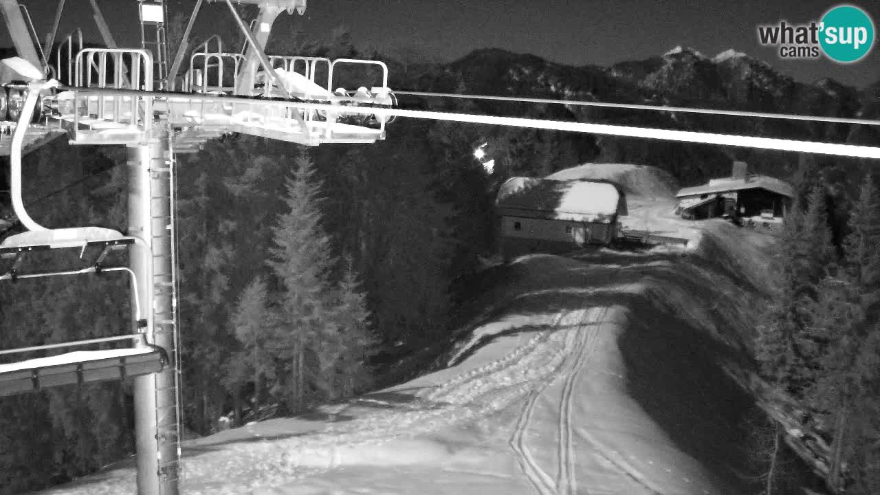 Webcam Kranjska Gora VITRANC 2 | station supérieure