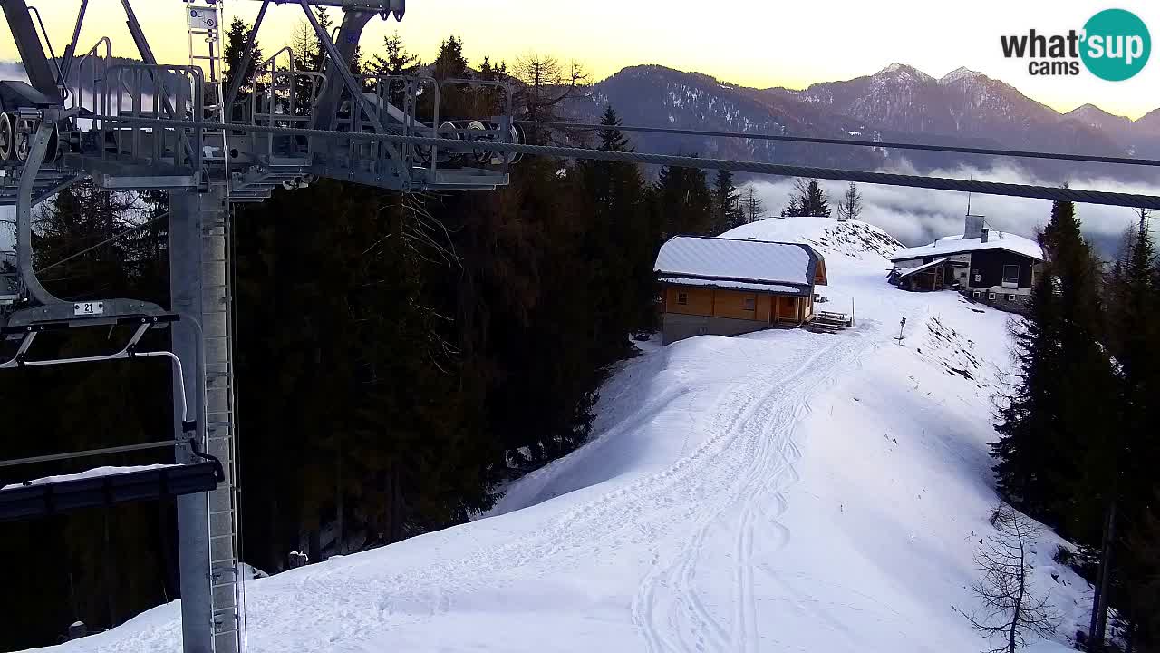 Web kamera Kranjska Gora VITRANC 2 | gornja postaja