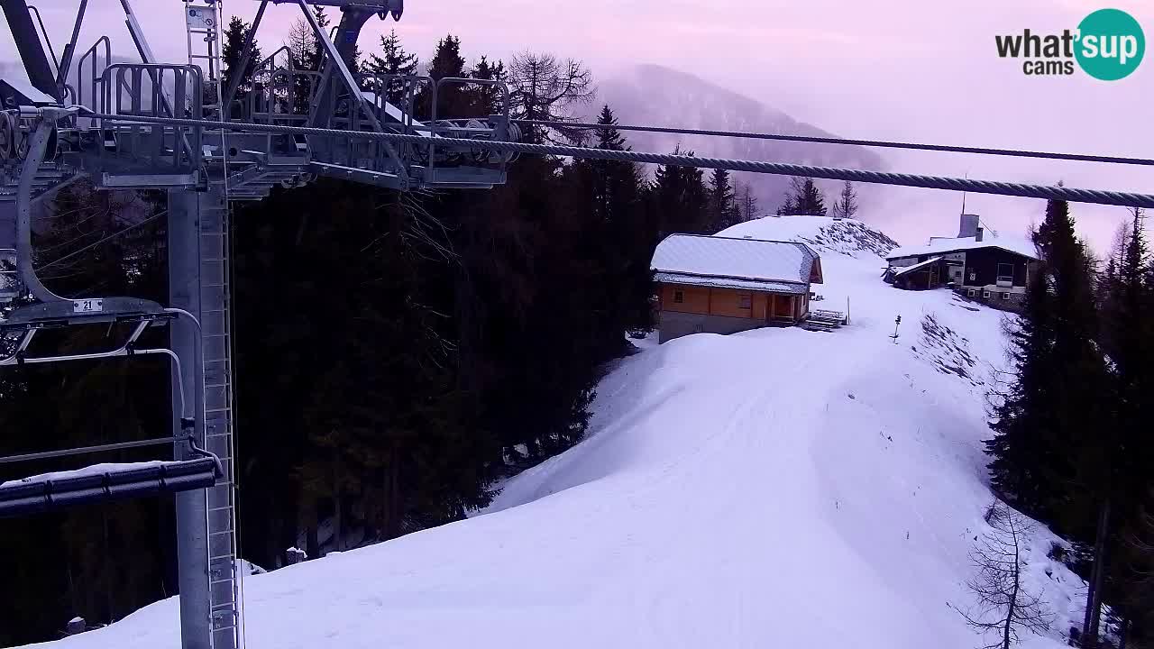 Webcam Kranjska Gora VITRANC 2 | station supérieure