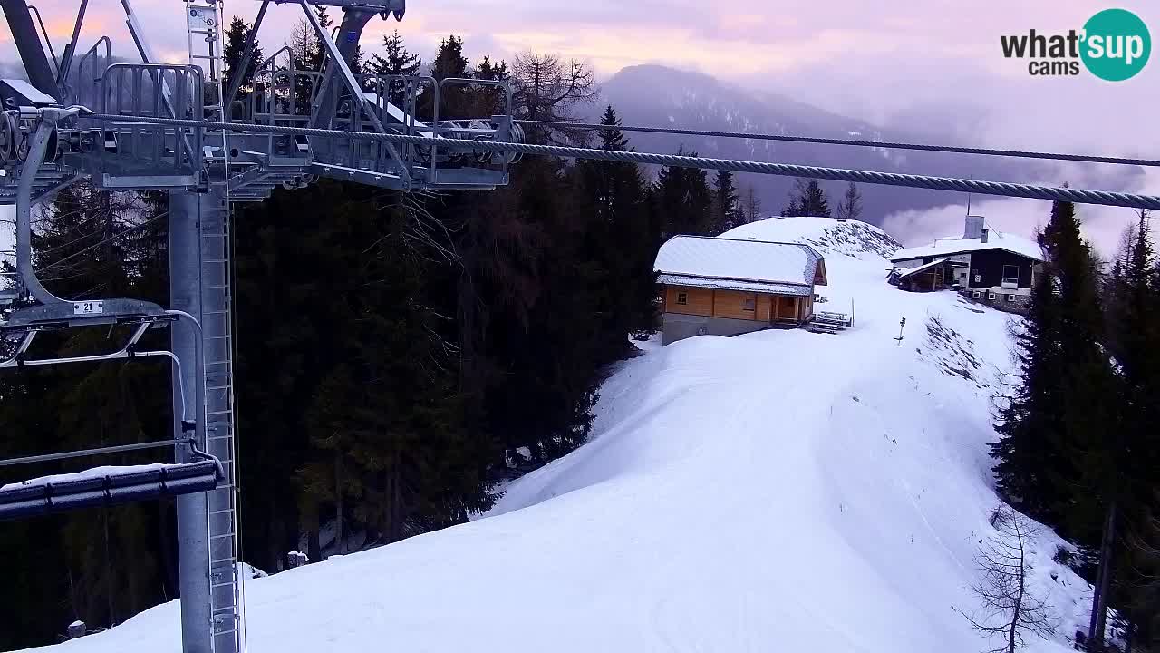 Webcam Kranjska Gora VITRANC 2 | station supérieure