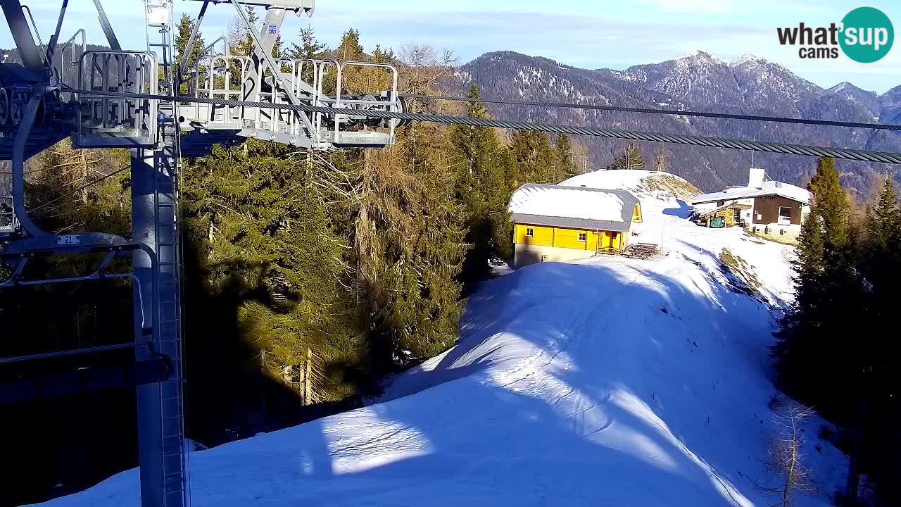 Webcam Kranjska Gora VITRANC 2 | station supérieure