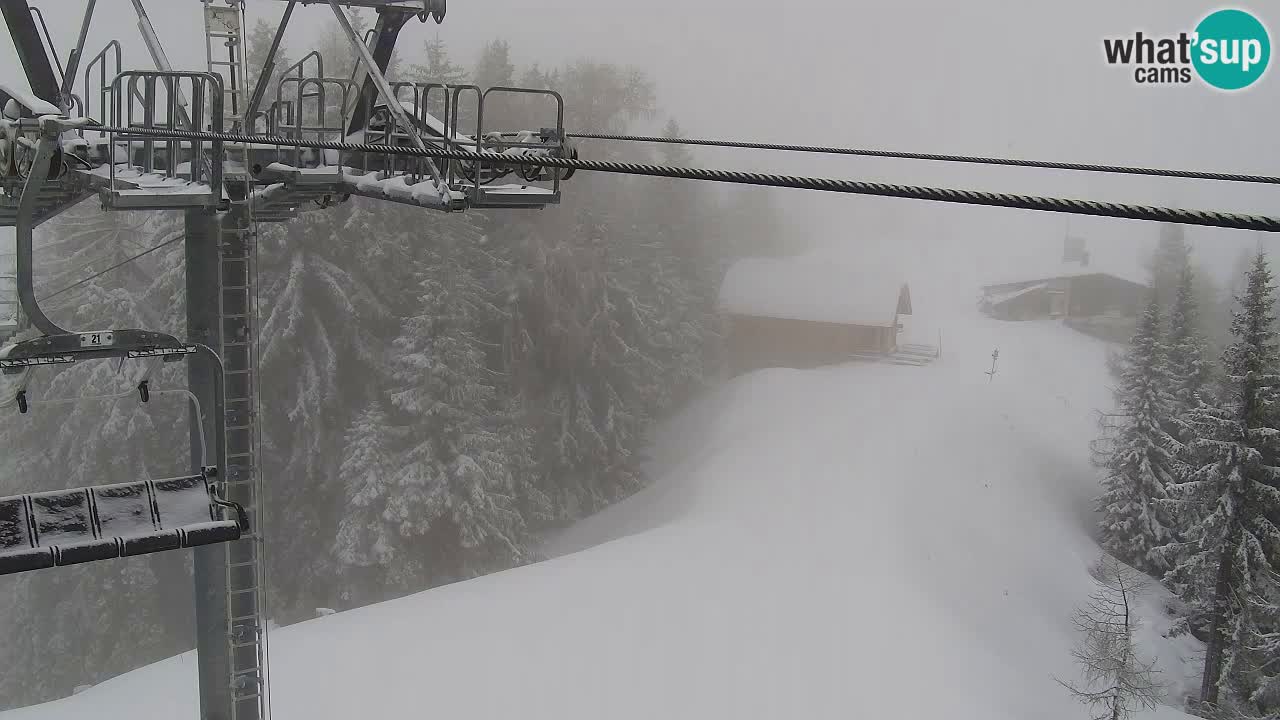 Webcam Kranjska Gora VITRANC 2 | station supérieure