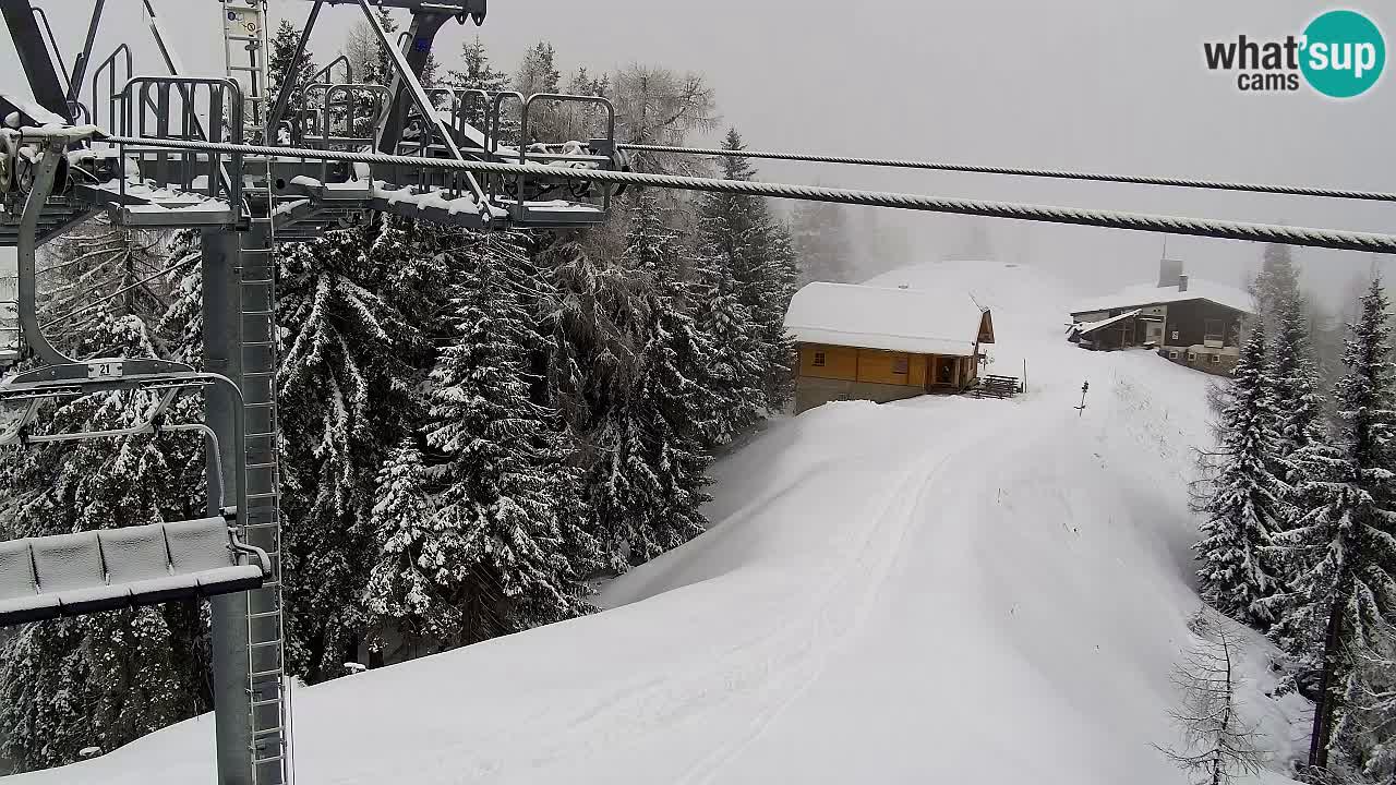 Webcam Kranjska Gora VITRANC 2 upper station