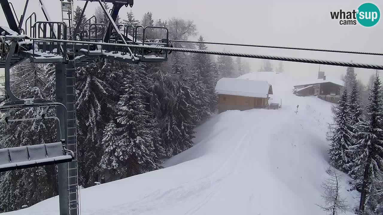 Web kamera Kranjska Gora VITRANC 2 | gornja postaja