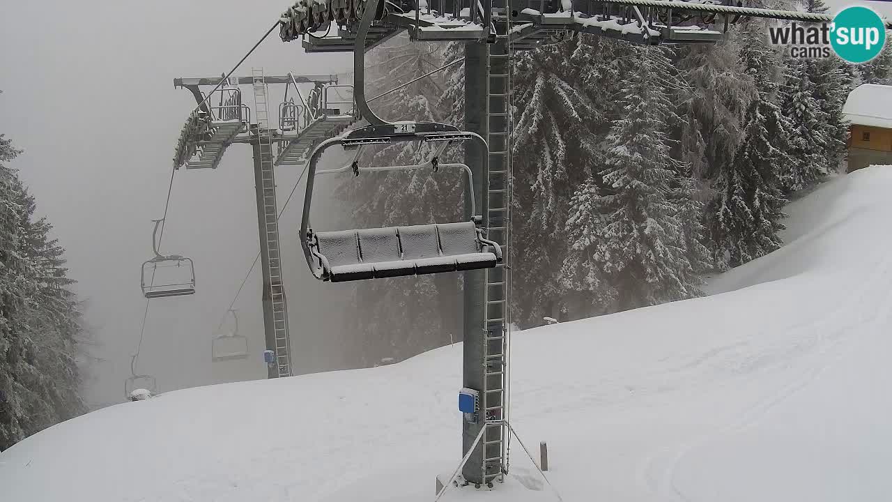 Webcam Kranjska Gora VITRANC 2 | station supérieure