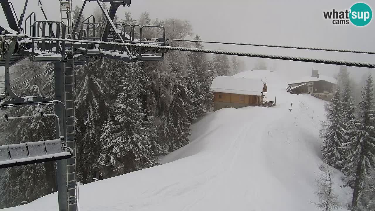 Webcam Kranjska Gora VITRANC 2 | Station supérieure