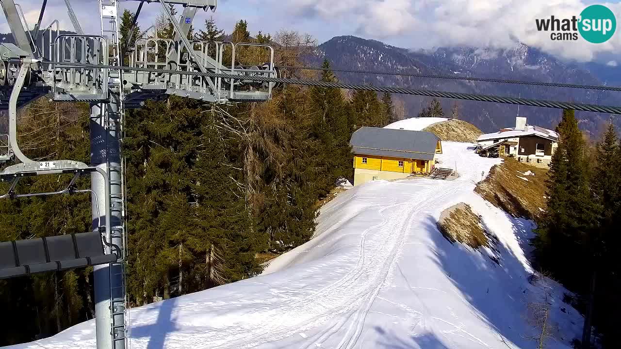 Webcam Kranjska Gora VITRANC 2 | Station supérieure