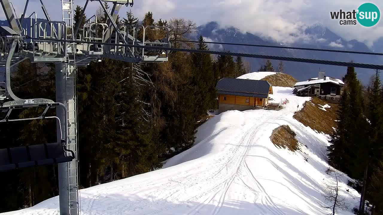 Webcam Kranjska Gora VITRANC 2 | station supérieure