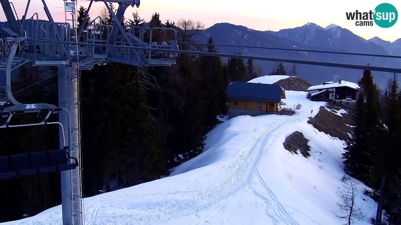 Web kamera Kranjska Gora VITRANC 2 | gornja postaja