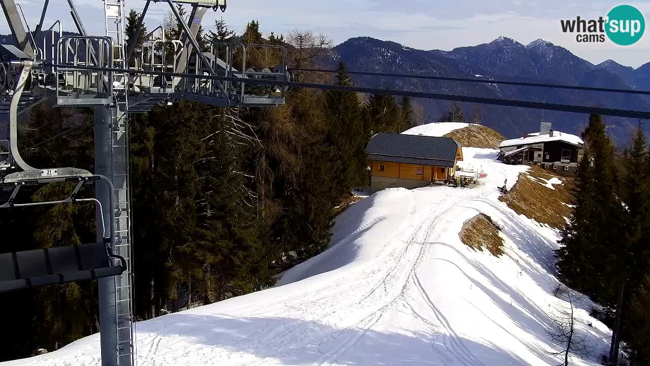 Webcam Kranjska Gora VITRANC 2 | station supérieure