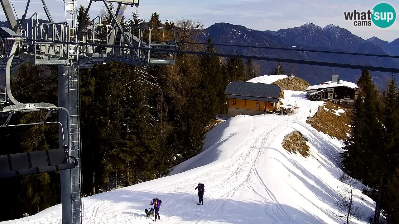 Webcam Kranjska Gora VITRANC 2 | Station supérieure