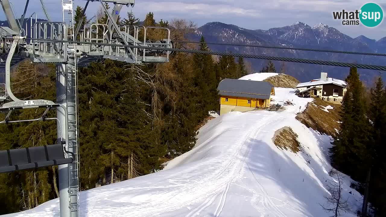 Web kamera Kranjska Gora VITRANC 2 | gornja postaja