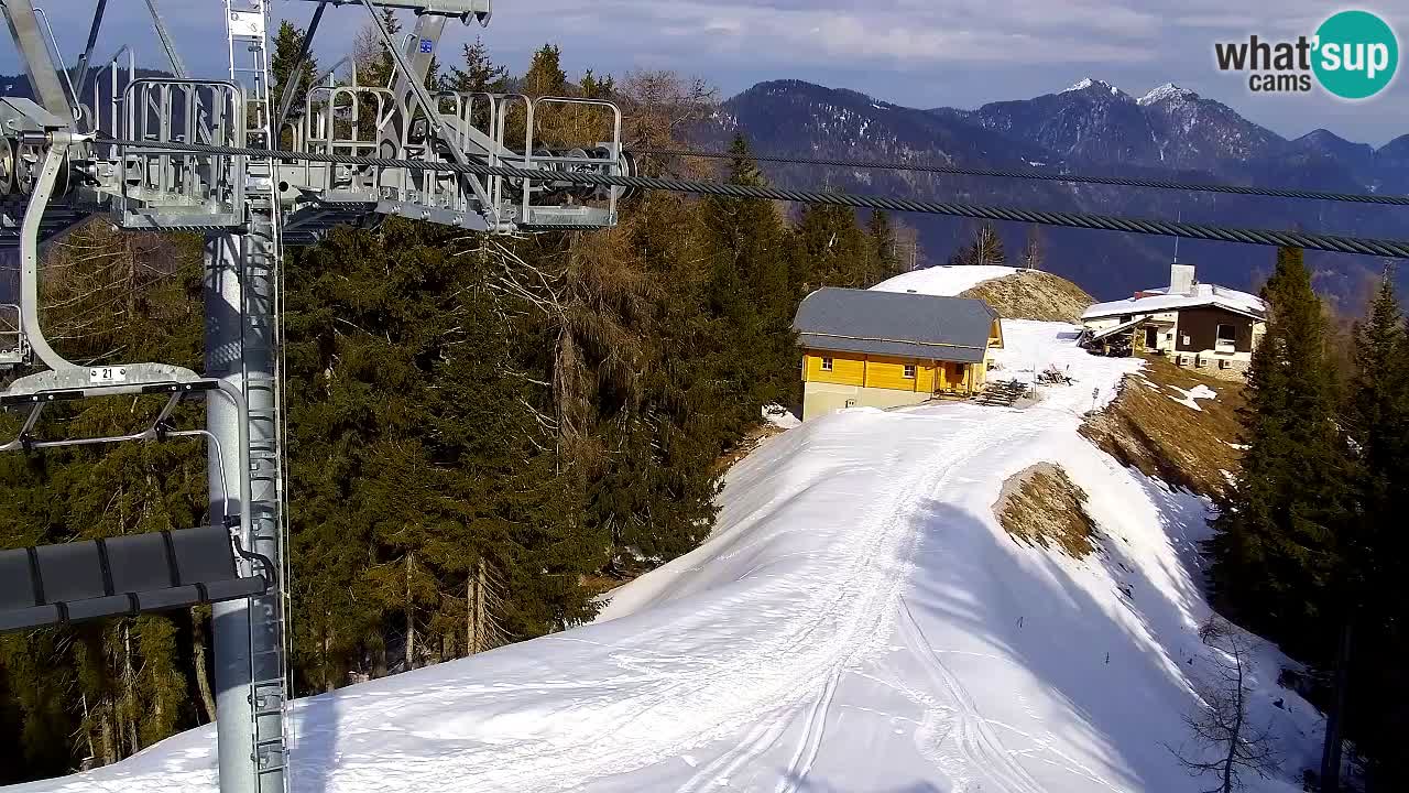 Webcam Kranjska Gora VITRANC 2 upper station