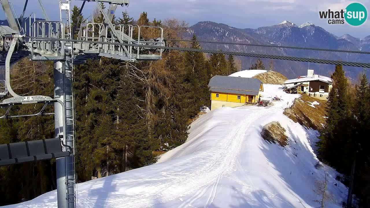 Webcam Kranjska Gora VITRANC 2 upper station