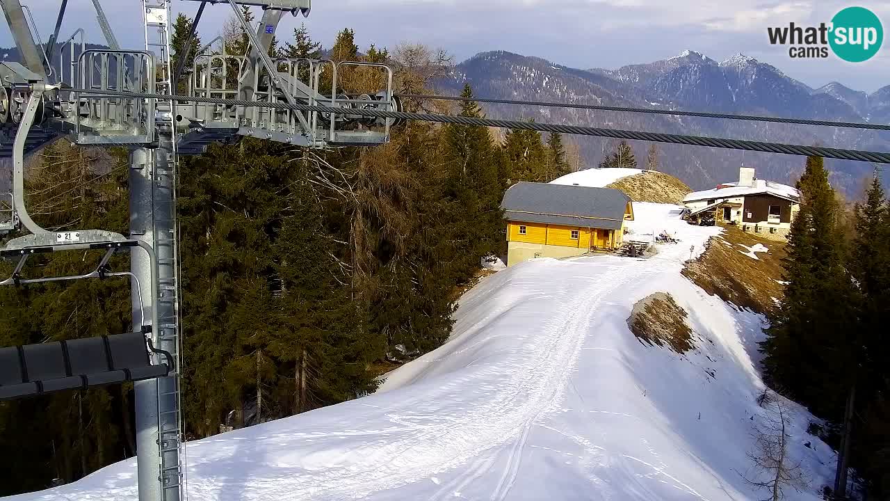 Webcam Kranjska Gora VITRANC 2 | Station supérieure