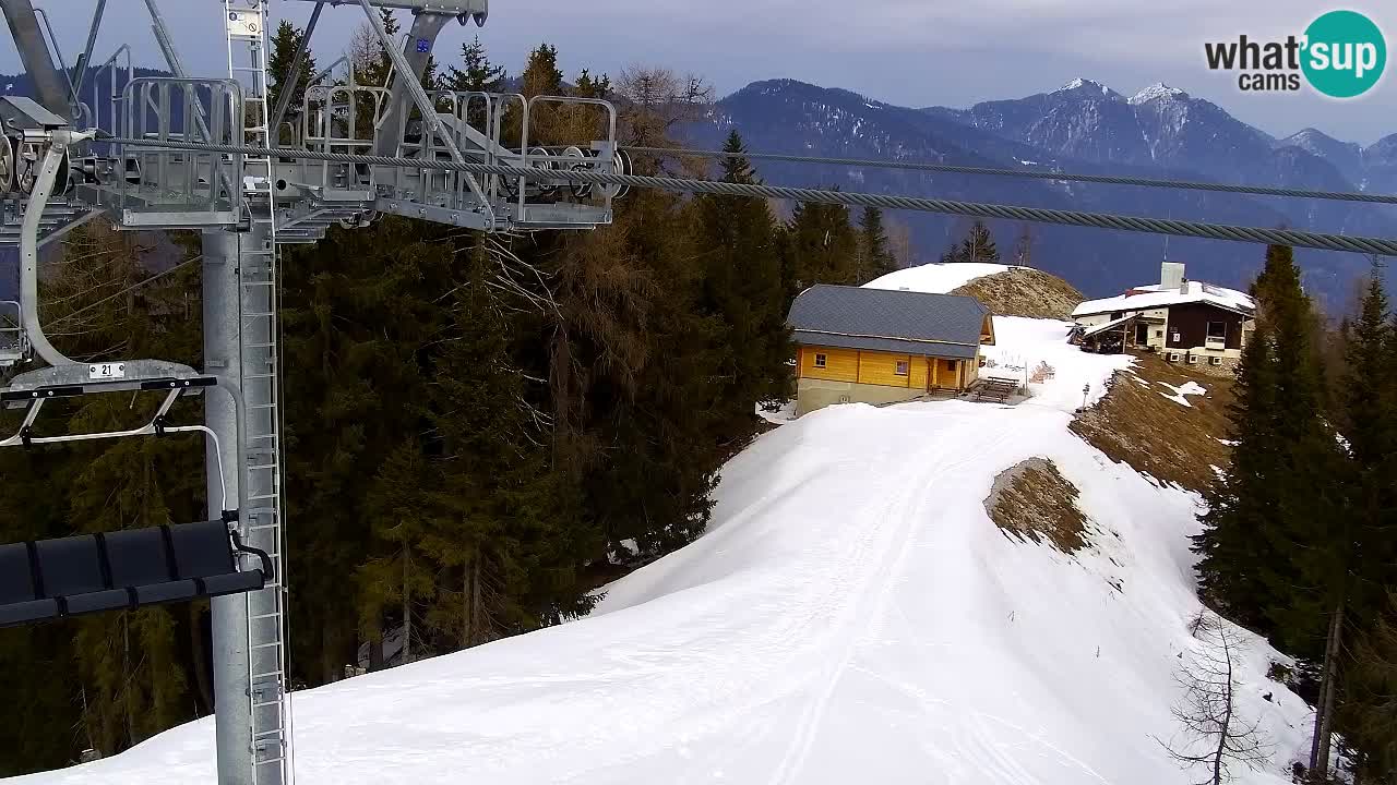 Webcam Kranjska Gora VITRANC 2 upper station