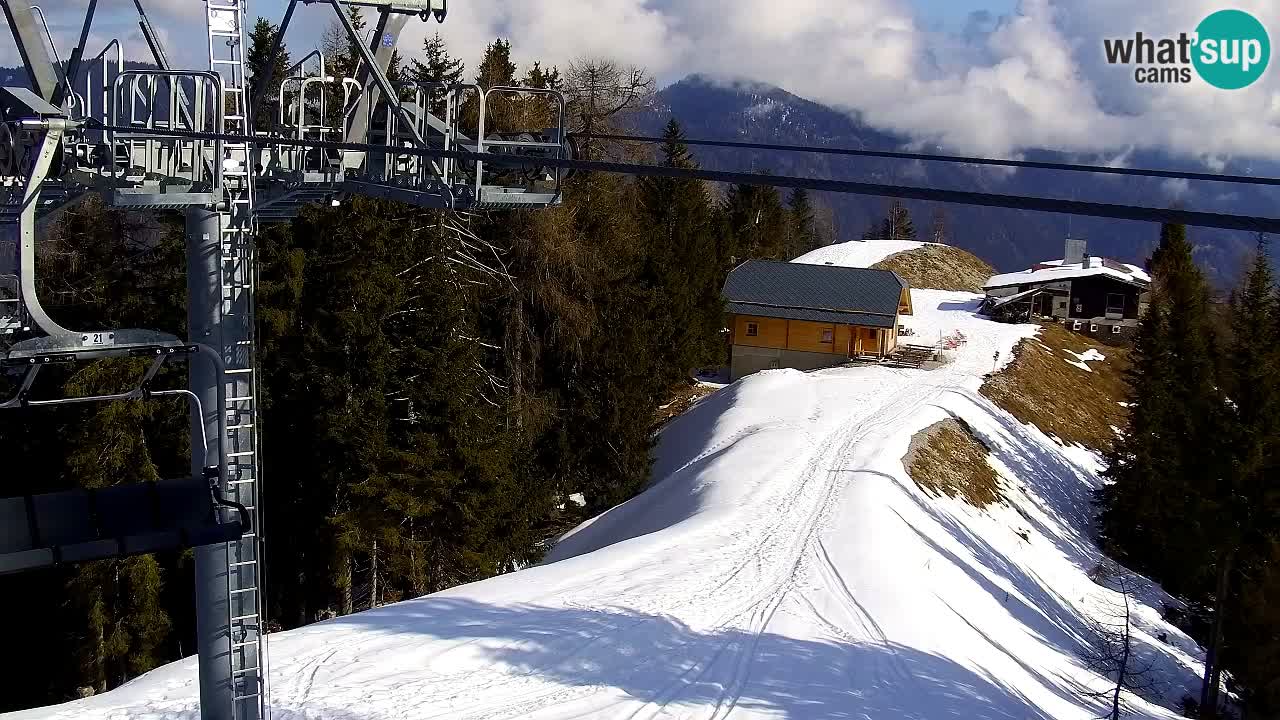 Webcam Kranjska Gora VITRANC 2 upper station