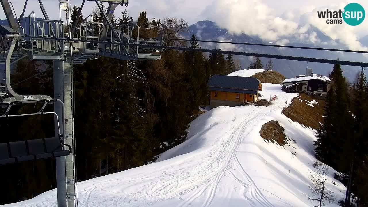 Webcam Kranjska Gora VITRANC 2 | station supérieure