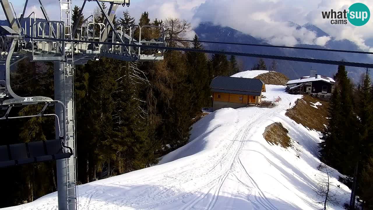 Web kamera Kranjska Gora VITRANC 2 | gornja postaja