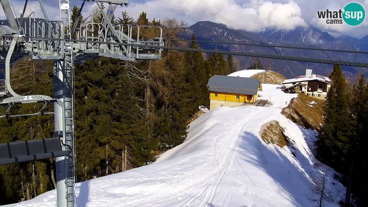 Web kamera Kranjska Gora VITRANC 2 | gornja postaja